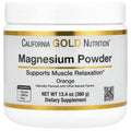 California Gold Nutrition Magnesium Citrate Powder Orange Crush - 380g