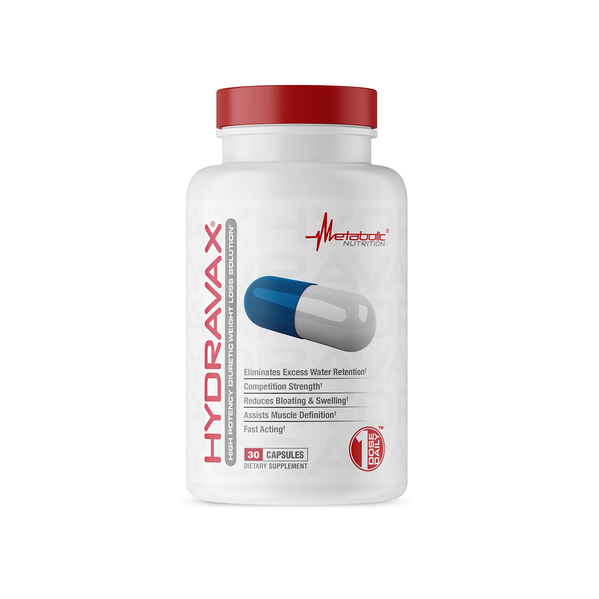 Metabolic Nutrition Hydravax Natural Diuretic - 30 Capsules