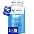 Herbtonics TUDCA 1000mg Liver Cleanse with Milk Thistle - 60 Capsules