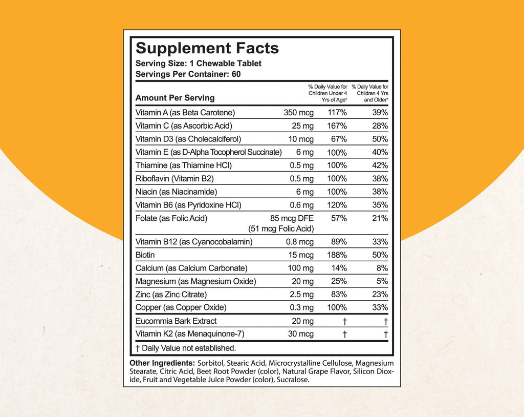 NuBest Doctor Taller Kids Multivitamin - 120 Chewable Tablets - image 3