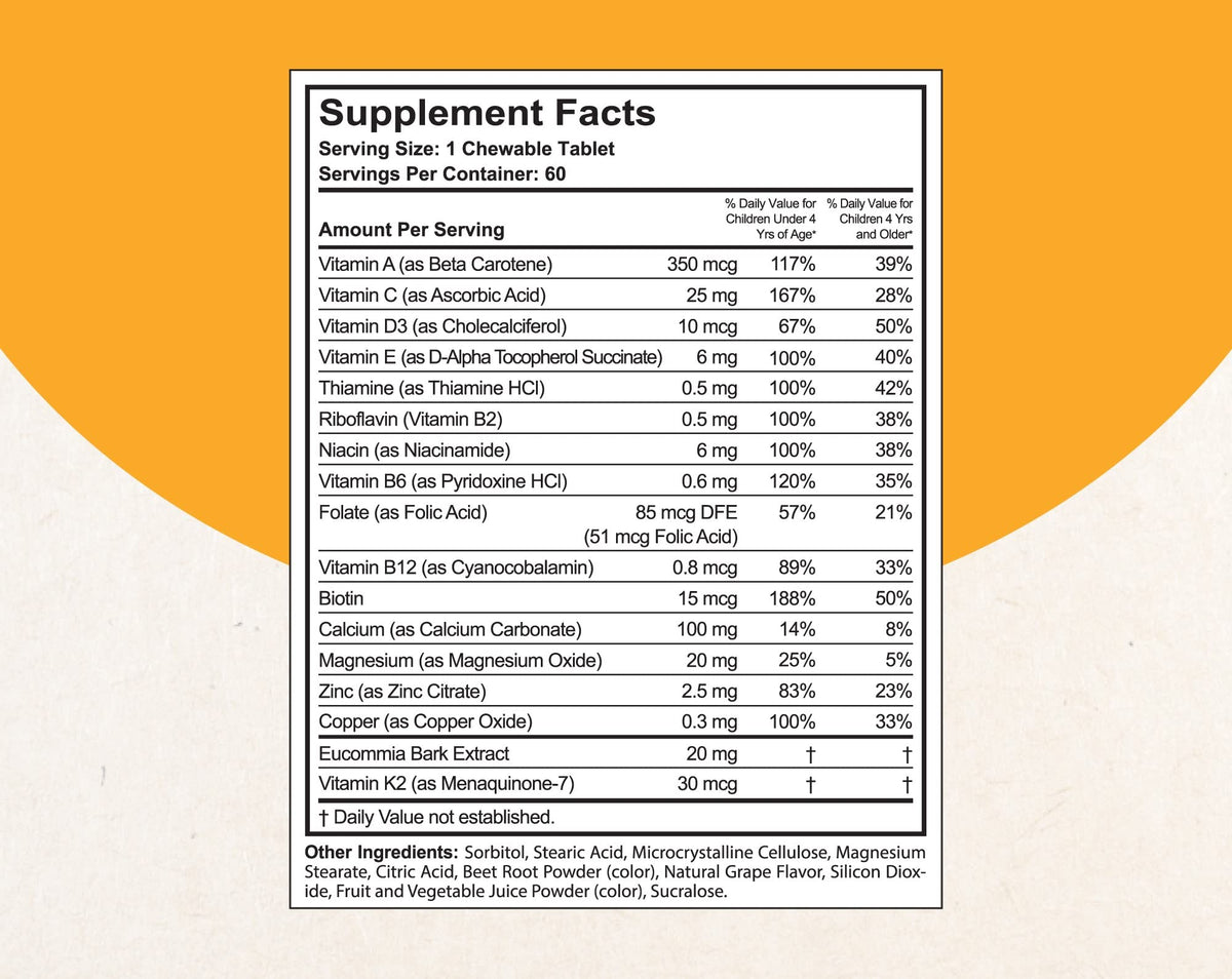 NuBest Doctor Taller Kids Multivitamin - 120 Chewable Tablets - image 3