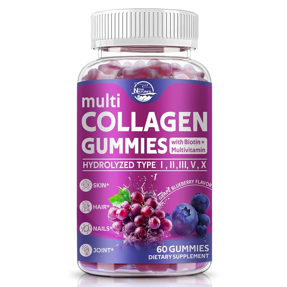 Nature's live Multi Collagen Peptides Gummies