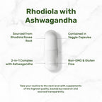 DEAL SUPPLEMENT Rhodiola Rosea & Ashwagandha - 240 Vegetarian Capsules - image 3