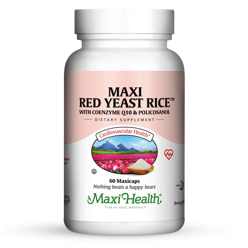 Maxi Health Red Yeast Rice Complex 600 mg - 60 Capsules