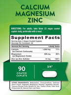 Nature's Truth Calcium Magnesium Zinc Plus Vitamin D3 - 180 Caplets - image 2