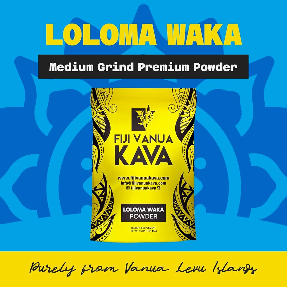Fiji Vanua Kava Loloma Waka Root Powder Medium Grind - 1 lb - image 2