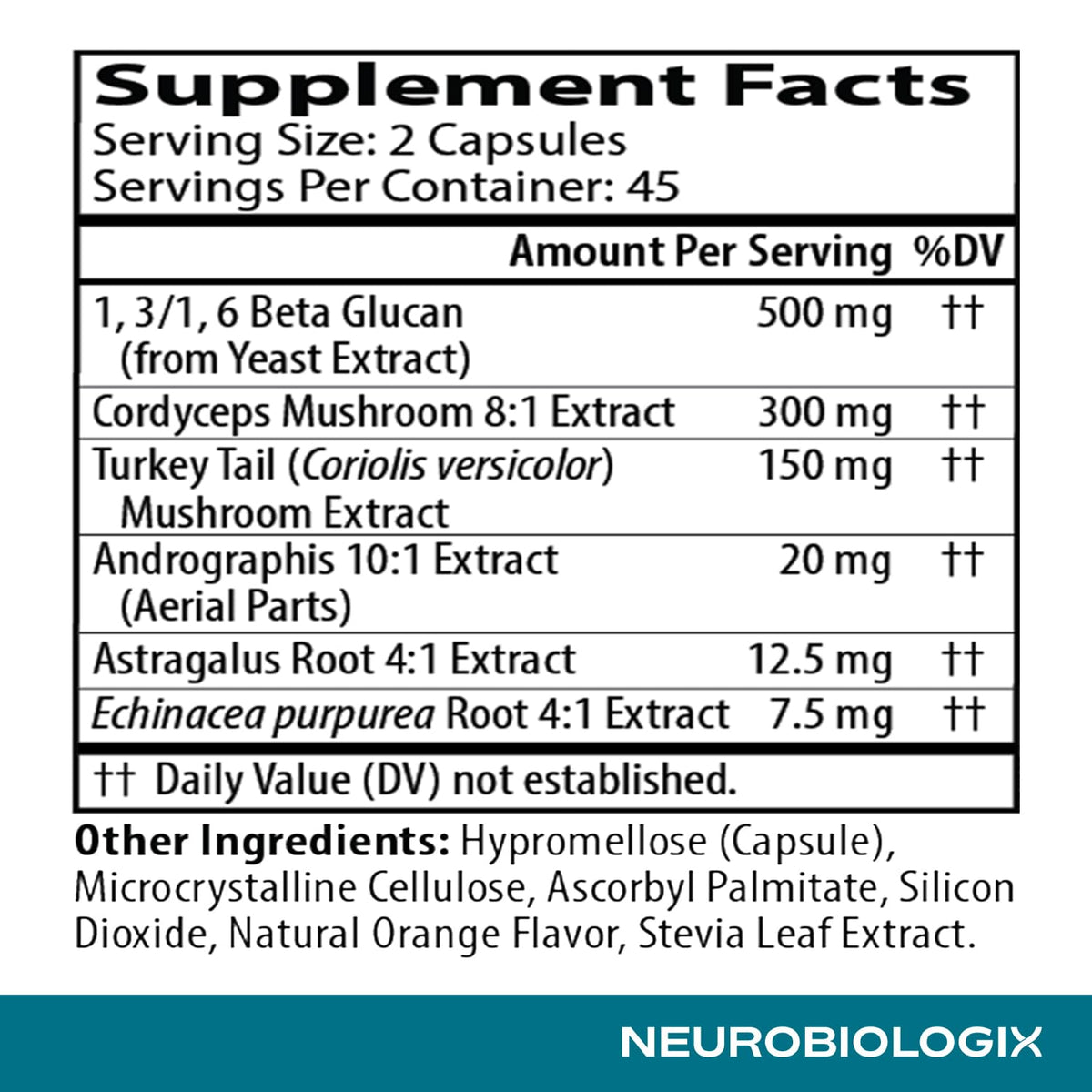 Neurobiologix Immune Restore+ Botanical Blend - 90 Capsules - image 5