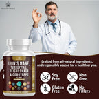 Health Heals Mushroom Supplement 20-in-1 Complex - 120 Capsules - image 6