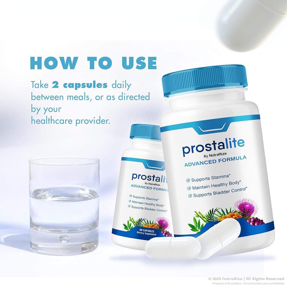 NutraRize Prostalite All-Natural Prostate Support Supplement - 120 Capsules - image 6