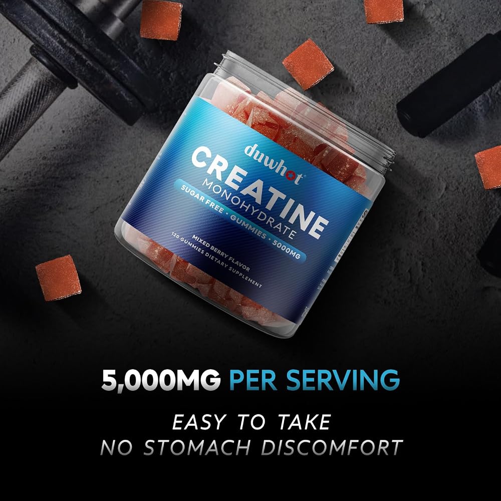 duwhot Creatine Monohydrate Gummies for Men - 120 Count - image 7
