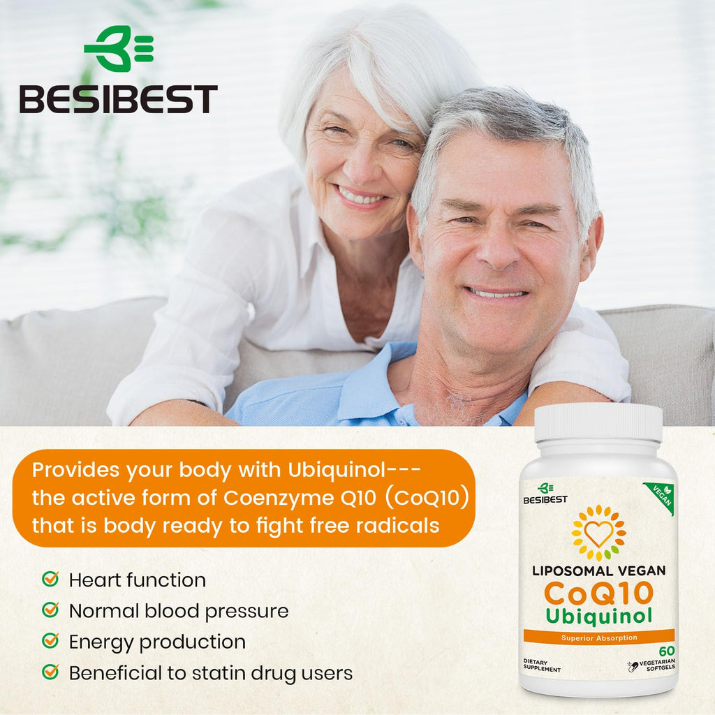 Besibest 1000mg Liposomal CoQ10 Ubiquinol