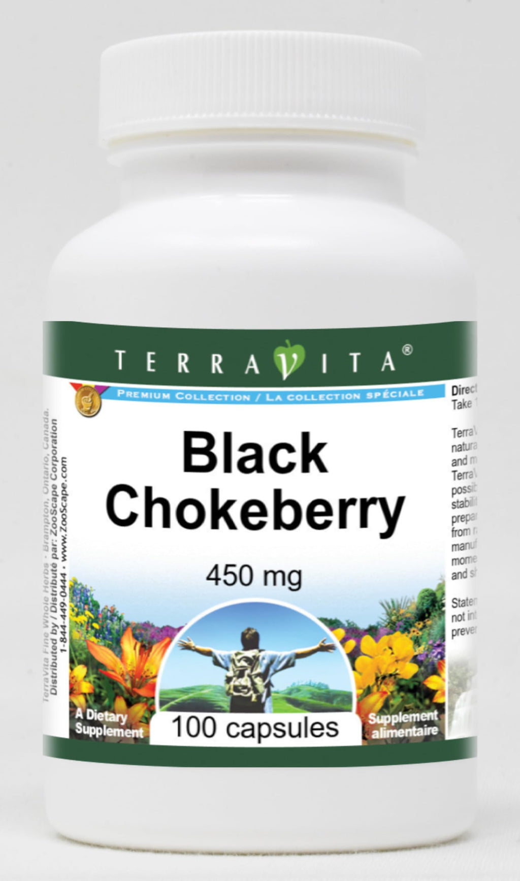 Terravita Black Chokeberry - 450 mg (100 Capsules, ZIN: 519734)