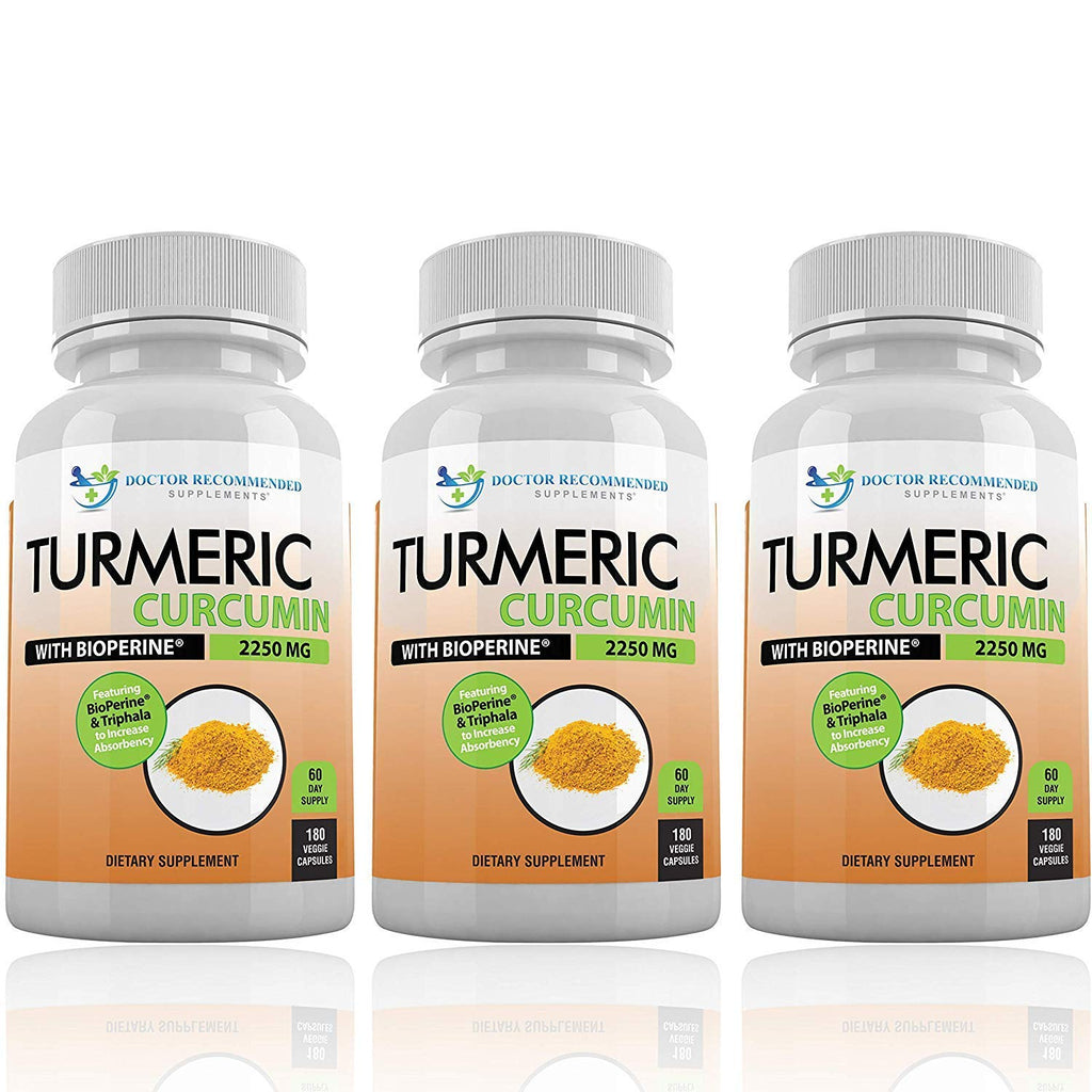 DOCTOR RECOMMENDED SUPPLEMENTS Turmeric Curcumin with Bioperine