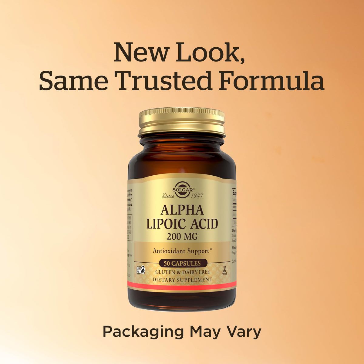 Solgar Alpha Lipoic Acid 200 mg Antioxidant Support - 50 Capsules - image 2