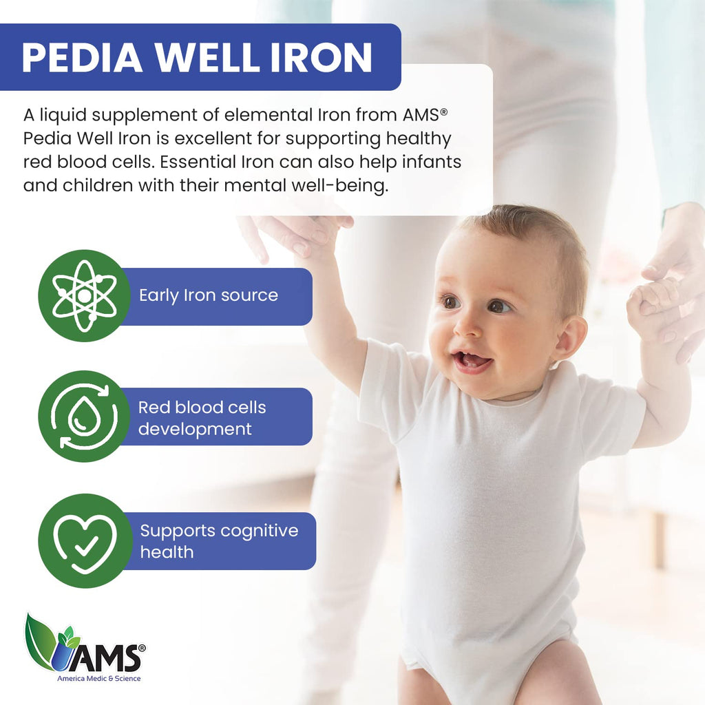 America Medic & Science PediaWell Iron Liquid Drops - 50 mL - image 4