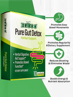 EGUOO Pure Gut Detox Powder Digestive Support - 10 Packets - image 2