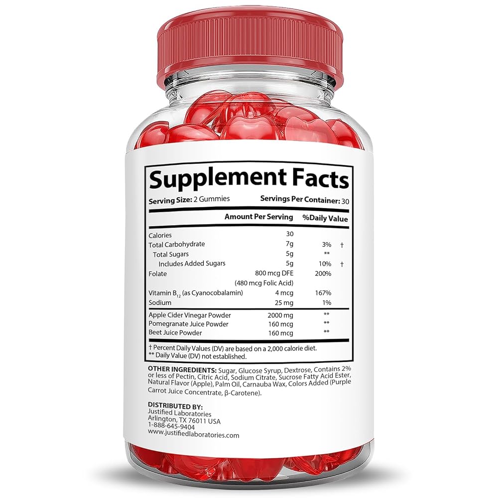 Justified Laboratories Keto Bliss Keto Gummies 1000MG