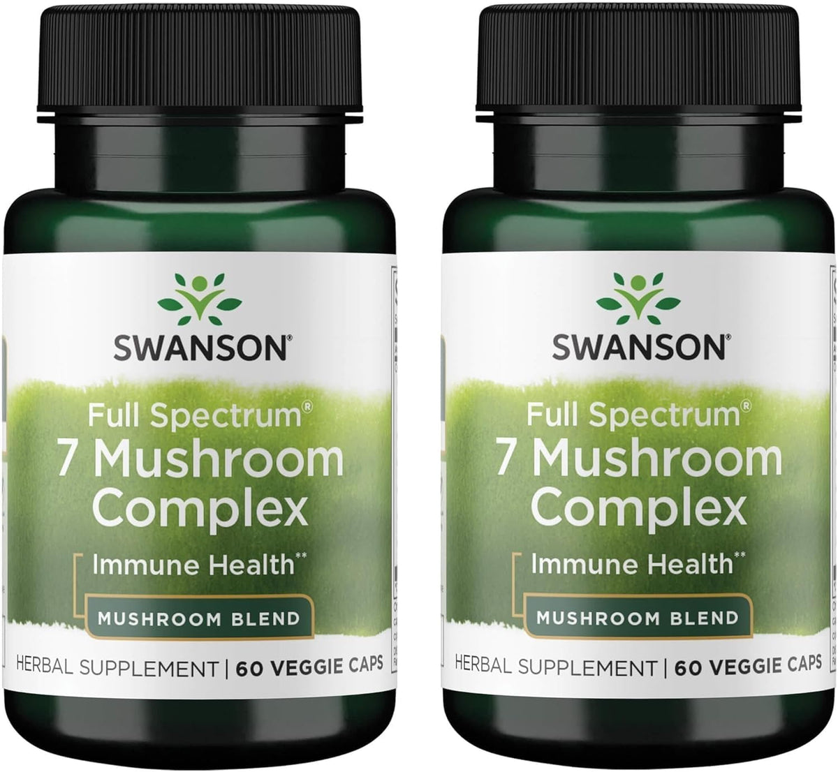 Swanson Full Spectrum 7 Mushroom Complex - 120 Vegetarian Capsules