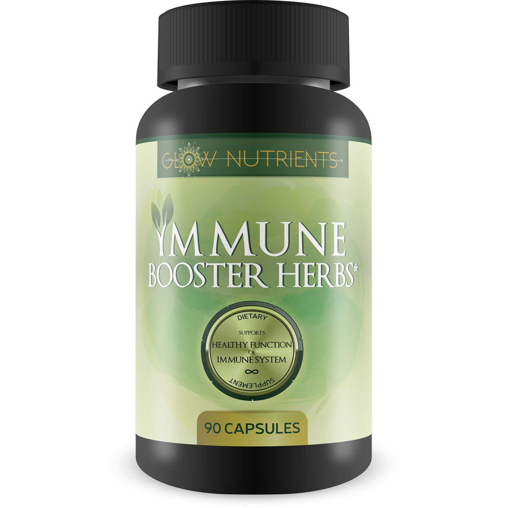 Glow Nutrients Immune Booster Herbs with Vitamin C - 25 Ingredients