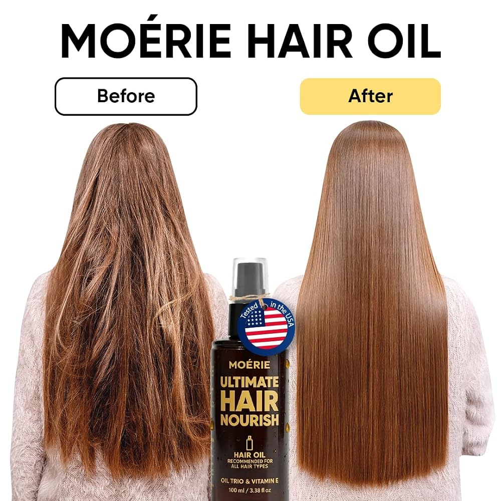 Moerie Ultimate Hair Oil for Frizzy & Damaged Hair - 3.38 Fl Oz - image 2