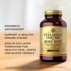 Solgar Vitamin C 1500mg with Rose Hips - 90 Tablets - image 5