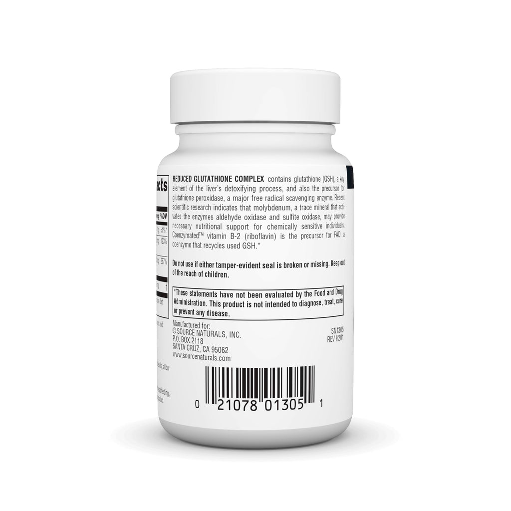Source Naturals Reduced Glutathione Complex 50 mg - 100 Lozenges - image 3