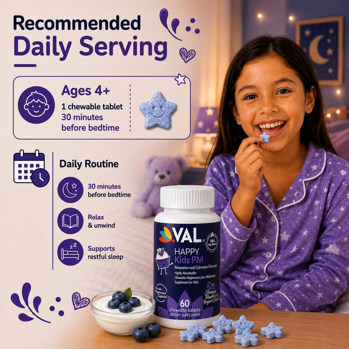 VAL Happy Kids Sleep Supplement
