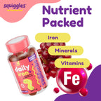 Squiggles Kids Daily Iron+ Gummies - 100 Count - image 6