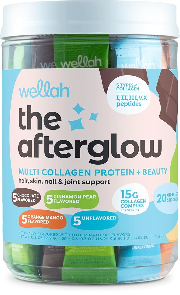 Wellah The Afterglow Multi Collagen Protein + Beauty - 20 Stickpacks