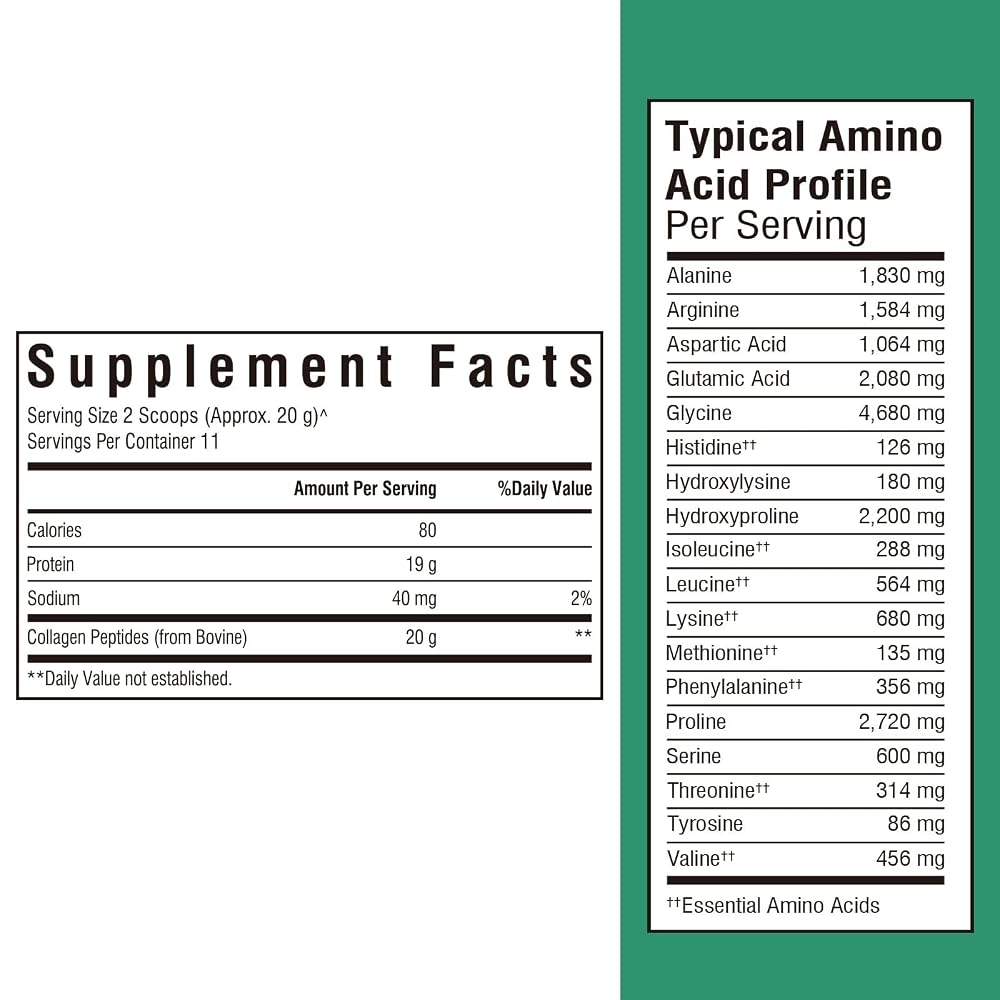 Vitalibre Bovine Collagen Peptides Powder for Women and Men