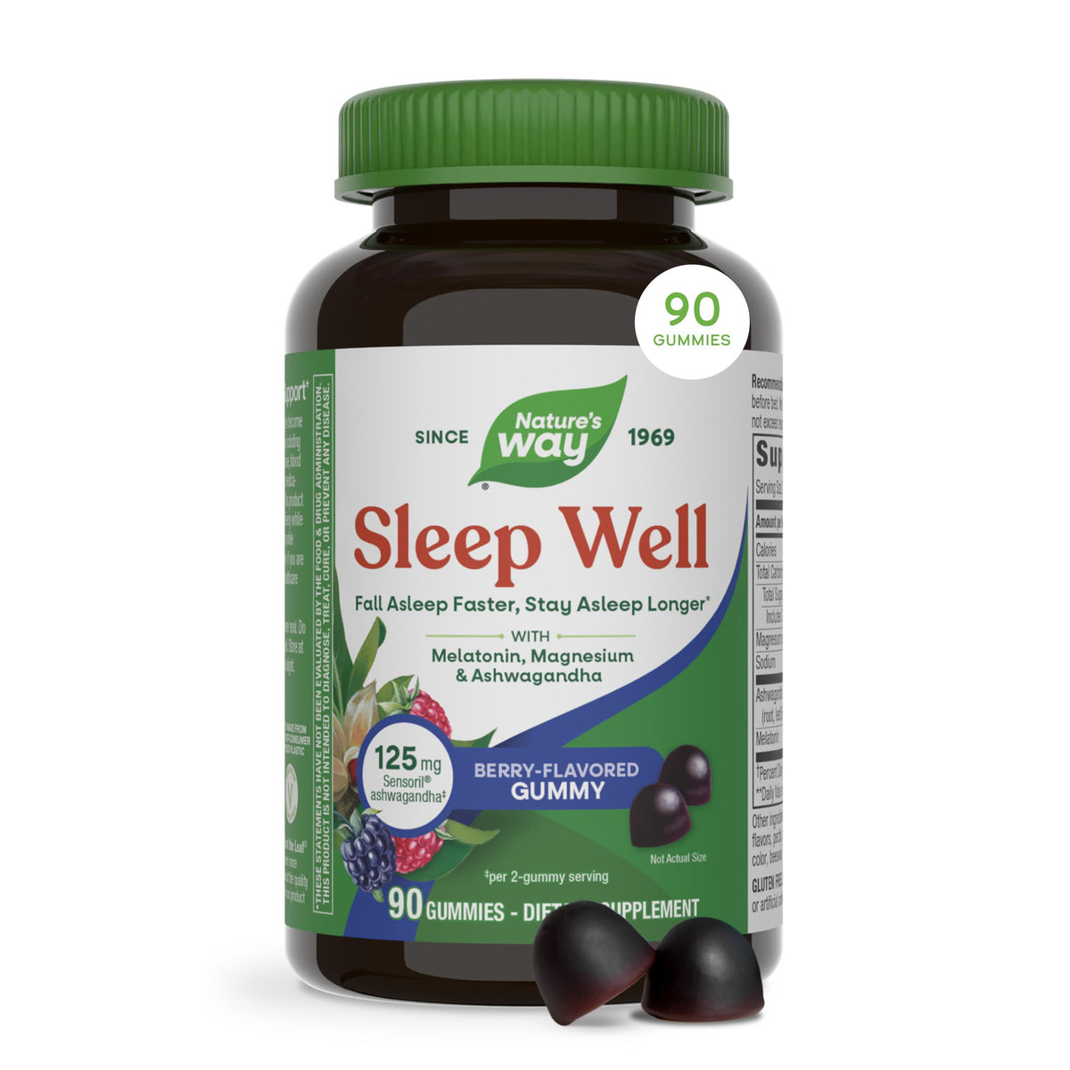 Nature's Way Sleep Well Melatonin Gummies - 90 Gummies