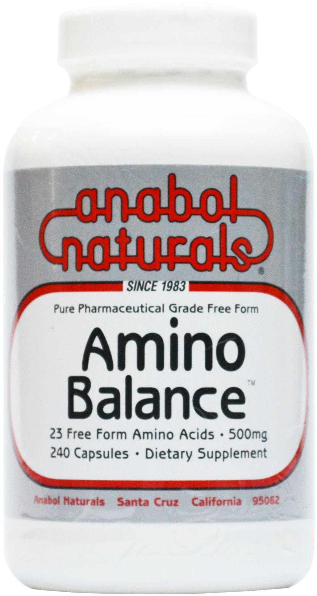 Anabol Naturals Amino Balance Complete Amino Acid Supplement - 240 Capsules