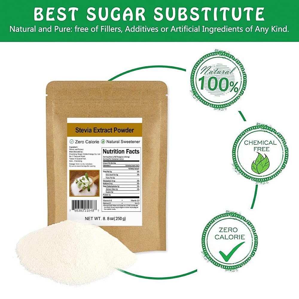 CCnature Stevia Extract Powder - Highly Concentrated