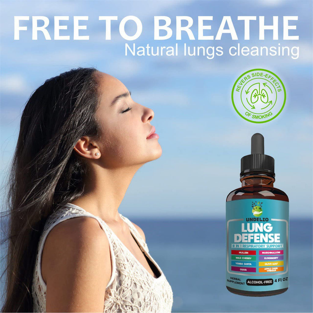 Undelio Lung Defense Herbal Extract 8 in 1 Blend - 4 Fl Oz - image 5