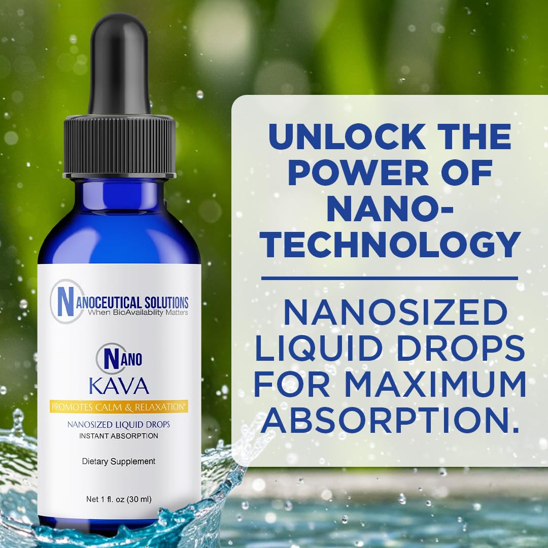 Nanoceutical Solutions Nano Kava Kava Liquid Drops for Stress Relief - 1 Fl Oz - image 3