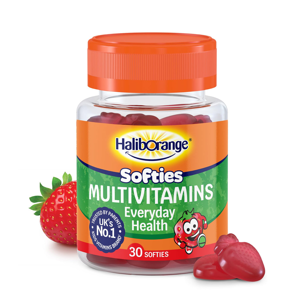 Haliborange Kids Multivitamin Strawberry Softies - 30 Softgels