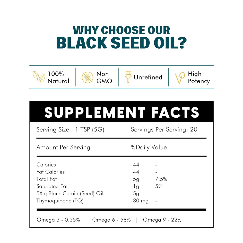 Earthbal Premium Black Cumin Seed Oil - 100% Natural Cold Pressed - image 2