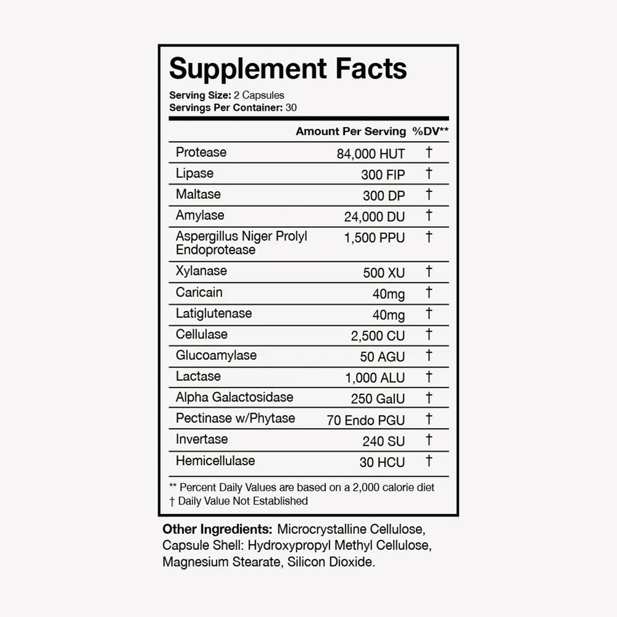 Terra Health Essentials Digestive Enzymes Gut Support - 30 Capsules - image 4