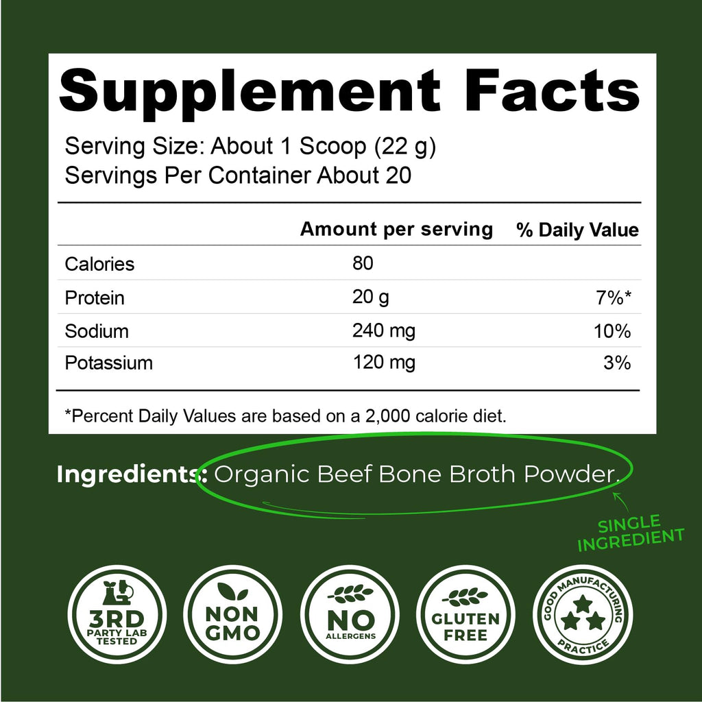 Left Coast Performance Bone Broth Powder