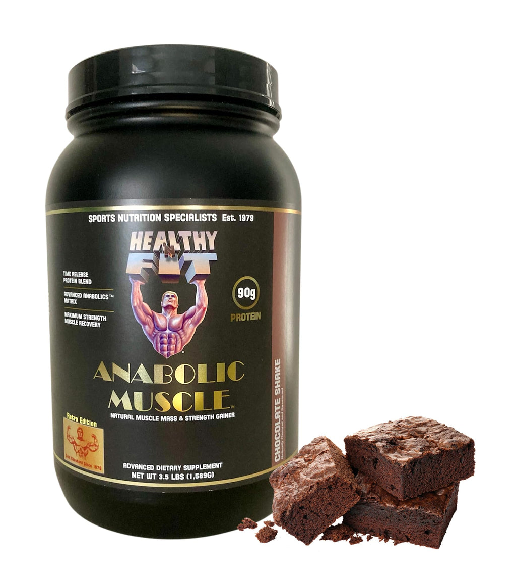 Healthy 'N Fit A. Muscle Chocolate Protein Mass Gainer - 3.5 lb