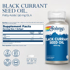 SOLARAY Black Currant Seed Oil 600 mg - 90 Softgels - image 2