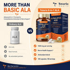 Totaria Alpha Lipoic Acid Supplement Capsules Normal ALA 1000mg