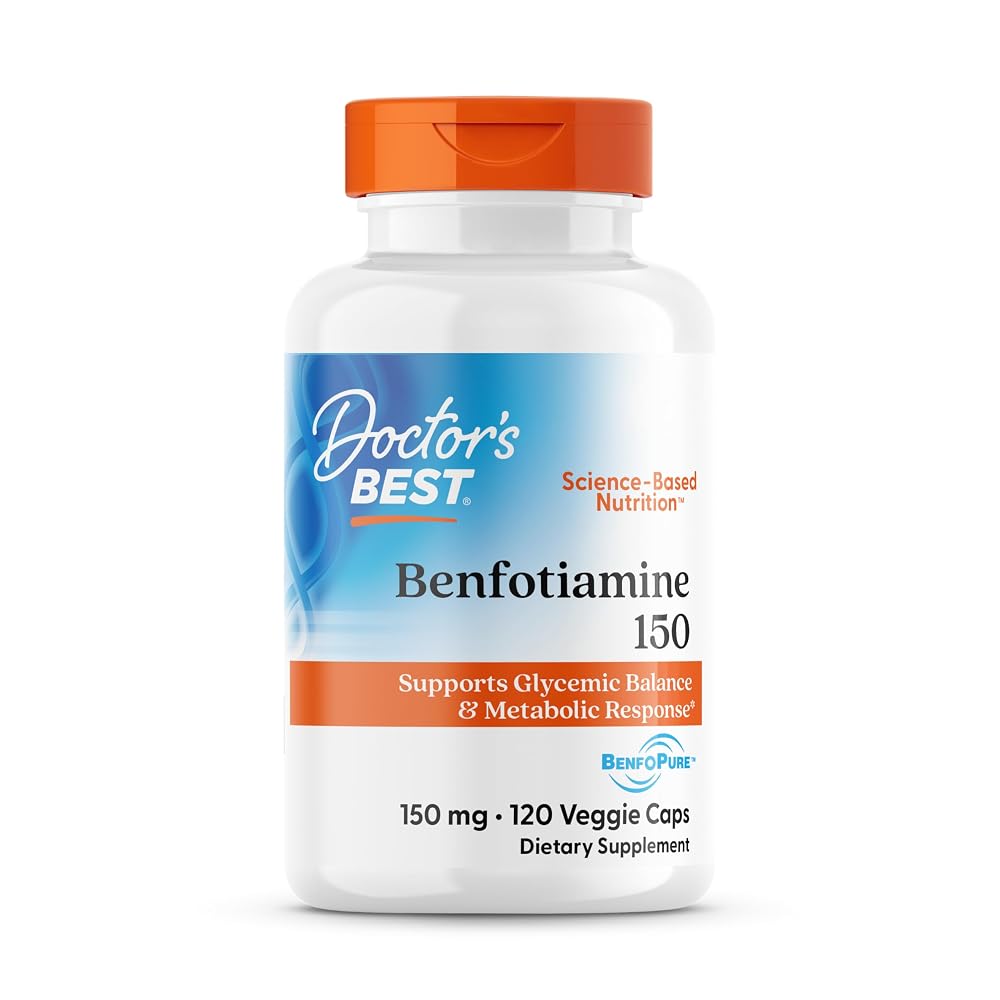 Doctor's Best Benfotiamine 150mg - 120 Vegetarian Capsules
