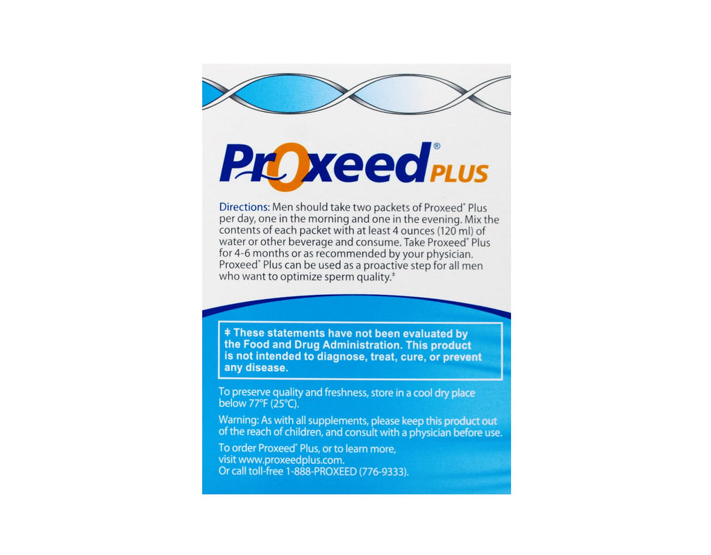 Proxeed Plus Male Fertility Supplement - 30 Packets - image 3