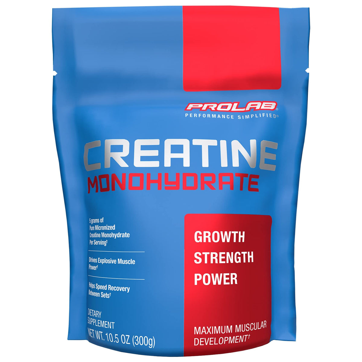 ProLab Creatine Monohydrate Powder 5g Strength & Power - 60 Servings
