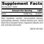 Source Naturals Biotin Fast Melt 10,000 mcg - 120 Tablets - image 2