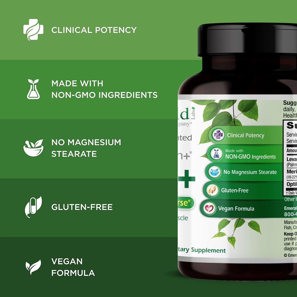 EMERALD LABS Pea Plus Joint Support - 60 Vegetable Capsules - image 4