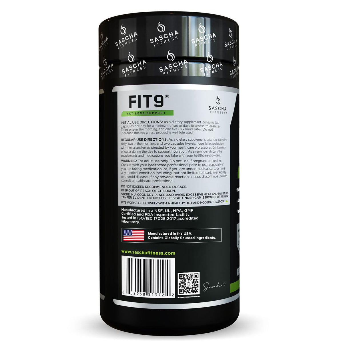 Sascha Fitness Fat Loss Capsules with Collagen Support - 120 Capsules - image 3