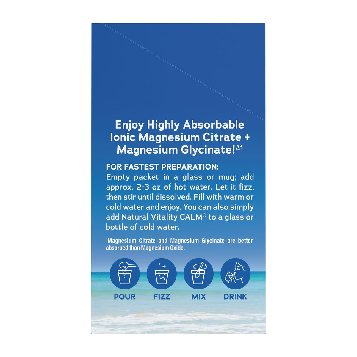 Natural Vitality Calm Magnesium Stick Packets - 30 Packets - image 5