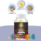 Organic Greek Premium High Potency Hemp Gummy Bears - 60 Count - image 2